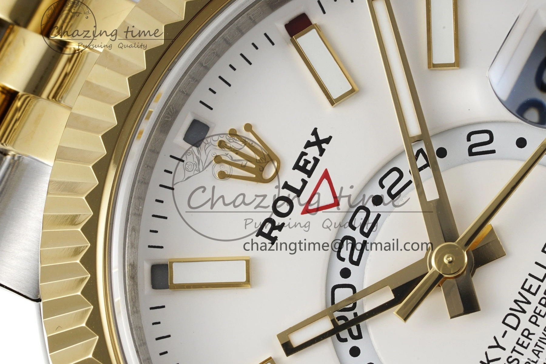 0512 Skydweller SS YG Noob Best Edition White Dial on SS YG Jubilee Bracelet A23J FastDry 2125